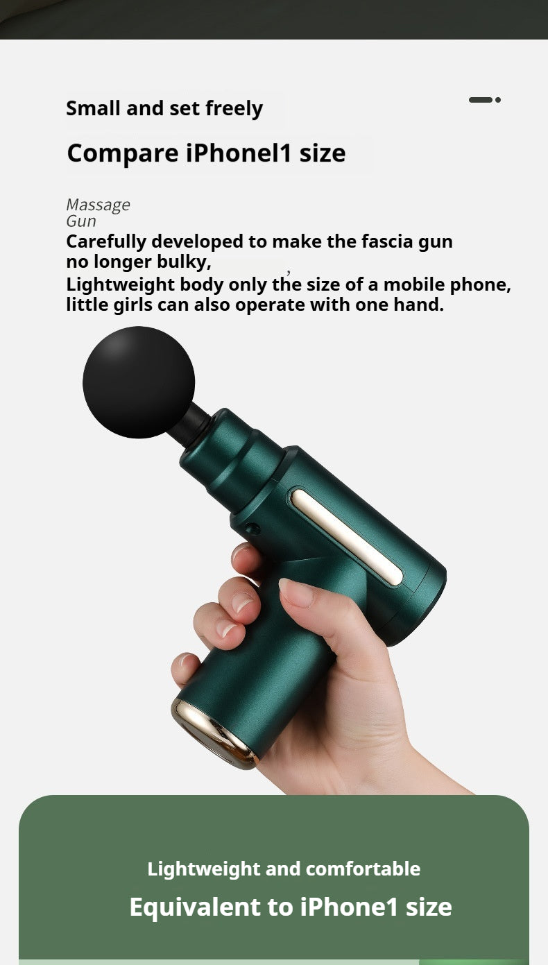 Mini Massage Gun, Pocket Size Deep Tissue Massage Gun, Portable Percussion Muscle Massage Gun, Super Small Silent Muscle Massage Gun